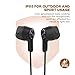 Bluetooth Headphones Earbud Headphones Magnetic Bluetooth Earphones IPX5 Waterproof Noise Cancelling Headphones for Running,Cycling,Workout(Black)thumb 1