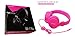 Kids Headphones On-Ear Comfortable Foldable Headphones for Kids Lightweight Stereo Headset for Kids Childrens Girls Boys Smartphone PC Tablet MP3/4 Video Game Toddler Headphones (Pink)