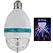 LOHOME Newest E27 3W LED Stage Light Laser Colorful Rotating RGB Bulb DJ Party Light for Disco party Club Bar KTV Wedding Show (LED Stage Light)