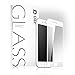 iPhone 6/6S Screen Protector [Front And Back],D&P Edge to Edge/Full Cover tempered glass screen protector For Iphone 6S [White]+ One anti fingerprint film for back side--3D Touch Compatible