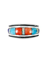 Anillo turquesa de plata de ley 925 y piedras preciosas auténticas (color elegido).