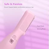 ACWOO Eyebrow Trimmer Upgraded Mini Portable Face Hair Shaver view 3
