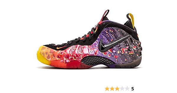 nike foamposite black and yellow