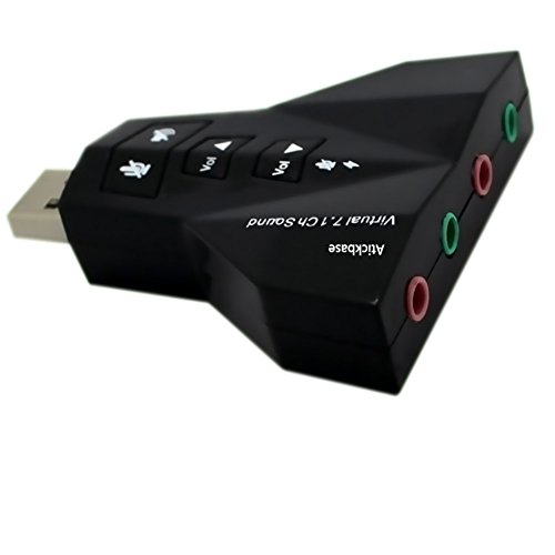Atickbase-2-Pc-USB-to-3D-External-Sound-Card-Audio-Adapter-Virtual-71-4-Channels-CH-Sound-Mic-Speaker-Double-AdapterBlack