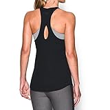 Under Armour Women's Microthread Tank, Black (001), Small