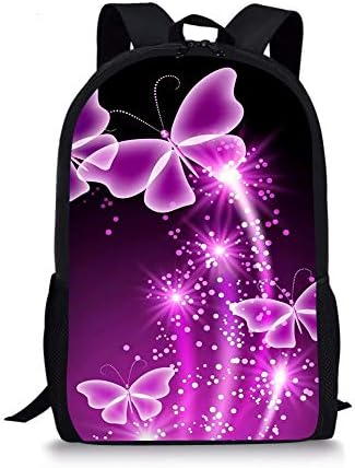 Coloranimal Back to School Teenager Girls Boys Animal Butterfly Pattern Backpack