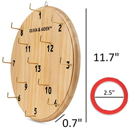 OLIVIA & AIDEN Ring Toss Indoor Outdoor Game for Kids and Adults 4
