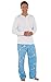 PajamaGram Flannel Gingerbread Fun Matching Family Pajama Set Multicoloured Men 's Large