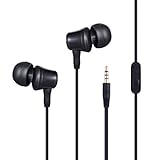 Xcords(TM) Premium Earphones/Earbuds/Headphones with Remote Control and Mic for iPhone SE,iPhone 6/6s/6 Plus/6s Plus/ 5/5c/5s, iPad/iPod(Black)