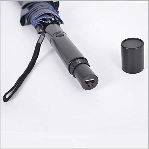 Sub Charging Treasure Fan Sun Umbrella Digital Sunscreen Cool Printing Cooling Umbrella Custom Creative Long Straight Umbrella