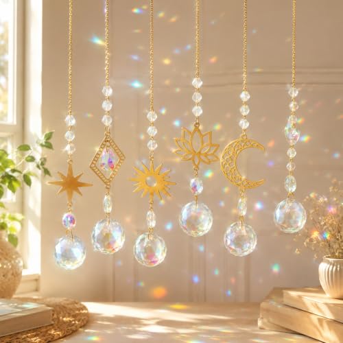 Sun Catchers Colorful Crystals Suncatcher Chain