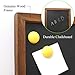 ChasBete Message Center, Chalkboard Sign & Cork Board & Mail Organizer Key Holder for Wall,3 in 1 Vintage Command Center Wall Organization Set
