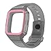 Feuy Fitbit versa bands,Soft TPU Protection Silicone Surrounded Sports Strap Wristband for Fitbit Versa Smart Fitness Watch Accessories Bracelet,Have protective Case cover function Band For Women men.