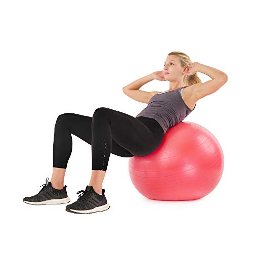 Sunny Health & Fitness Anti-Burst Gym Yoga Exercise Ball in 55 CM, 65 CM and 75 CM