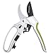 TrueFit Designs Ratchet Pruning Shears and Pruning Snips Set, Switch Ratcheting Shears to Single Cut Mode Pruner, Heavy Duty SK-5 Blade, Ergonomic Handles