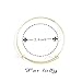 Yumei Jewelry Expandable Wire Blank Bangle Bracelet for Womens DIY Jewelry Making,2.4 Inch,Gold-tone