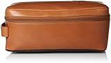 Tommy Bahama Men's 100% Burnished Leather Travel Kit Toiletry Bag