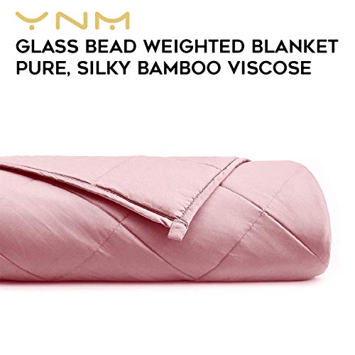 YnM Bamboo Weighted Blanket — 100 Cooling Bamboo Viscose OekoTex