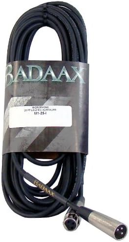 Bad Aax BA-M1-25-I 25-Feet Microphone Cable