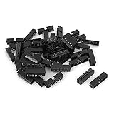 50pcs DC3-20P 2 Row 20 Pin 2.54MM JTAG Connector for Flat Ribbon Cable