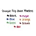 SHARPIE Flip Chart Markers, Bullet Tip, Assorted Colors, 8-Count