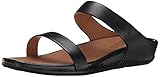 FitFlop Women's Banda Slide Sandal, Black, 5 M US