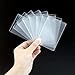 eMylo Pack of 8 Plastic Soft Transparent Card Holder ID Credit Card Horizontal Business Card Protector Sleeve Compitable with Card Size 3.342.16 inch