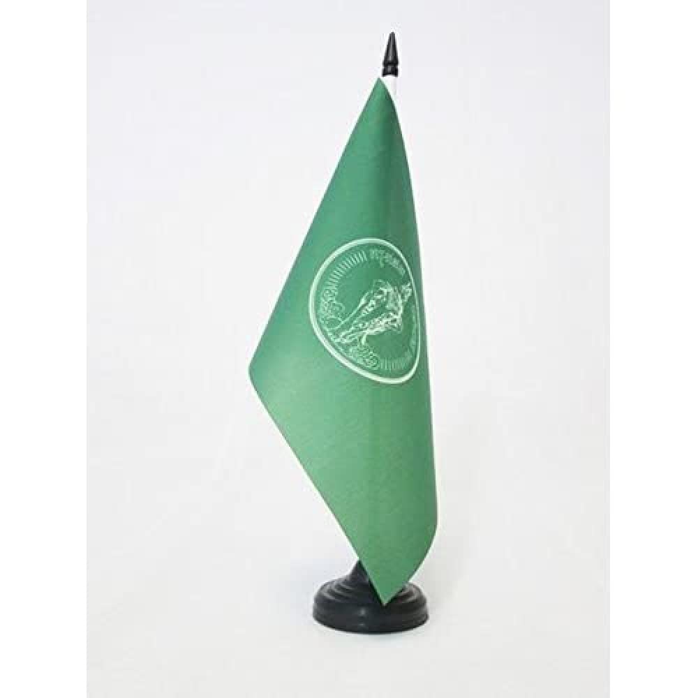 AZ FLAG Bangkok Table Flag 5'' x 8'' - Bangkok Office Decoration 100% Polyester 21 x 14 cm - Mini Desk Flag with Pole and Black Plastic Base