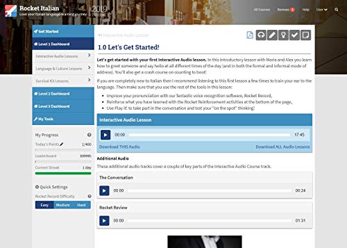 image for Learn Italian - Rocket Italian Level 1, 2 & 3 Bundle. The best value I