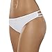 Beyond Woman Lingerie Women's Strappy Sexy Thong M White