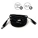 CAMVIEW 5M(16.5ft) Power Extension Cable 2.1mm x 5.5mm Compatible with 12V DC Adapter Cord for CCTV Security Camera IP Camera Standalone DVR (16.5ft Black)