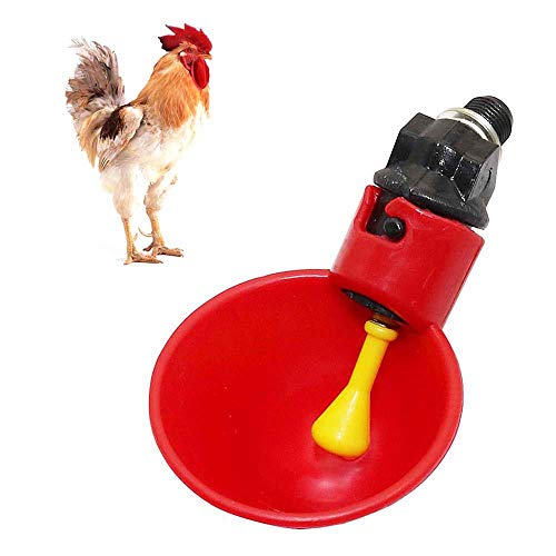Opaltool Automatische Hühnertränke, 12 Stück, automatische Geflügel-Trinkmaschine, Bauernhof, Hinterhöfe, Ente, Vogelfutterspender für Jede Rasse von Geflügel – Bild 6