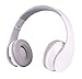 New Hi-Fi Stereo Bluetooth Headphone Headset with NFC function work for Samsung Android smart cell phone Apple Phone and almost all Tablet PC - NFC function - Over the head (White)