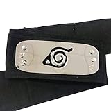 huippy Cosplay Accessories Japanese Anime for Leaf Village Headband Black