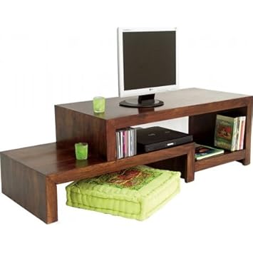 Generic Decor Savvy Pure Sheesham Wood TV Unit, Wooden TV Cabinet, TV Stand For Living Room, Drawing Room, Home Decor