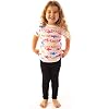 Baby Shark Glitter All Over Shark Print Pink Girl’s T-Shirt