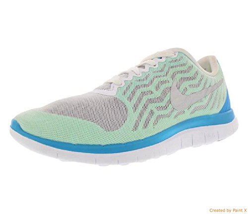Nike Free 4.0 Print Women's Green Glow Running Sneakers 6.5 US