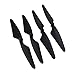 Zonyee 4pcs 2A+2B Propeller Blades with 4pcs Prop Guards for Hubsan H501S H501C X4 Quadcopter Drone, Black