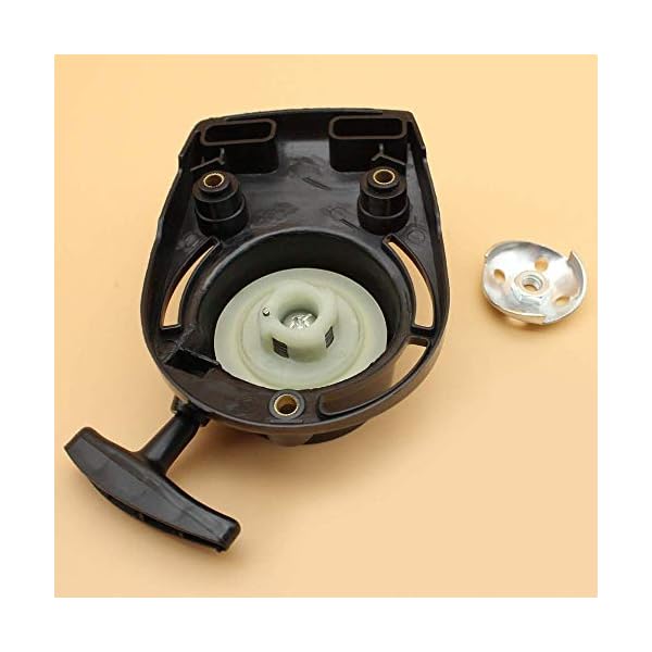 MQEIANG Seilzugstarter Easy Start Seilzuggriff für Honda GX35 35CC 4-Takt Gasmotor Rasenmäher Trimmer Freischneider – Bild 4