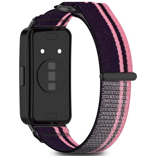 DHWGang Nylon Replacement Strap Compatible with Huawei Band 10/9/8 Smart Watches, Lightweight, Soft, Comfortable, Water Resistant, Breathable, Sport, Watch Accessories for Men and Women