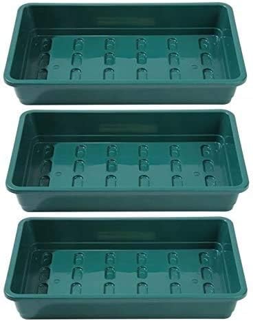 Britten & James Professional Seed Tray Green without Holes Pack 3 37.5 x 23cm