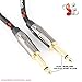 SPEAKFRIENDS 20ft Guitar Instrument Cable, 1/4 Inch TS to 1/4 Inch TS, 1/4