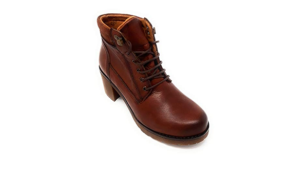 GIORDA 40656, Botin Tacon de Piel para Mujer Cuero. (38 EU, Cuero) : Amazon.es:  Zapatos y complementos