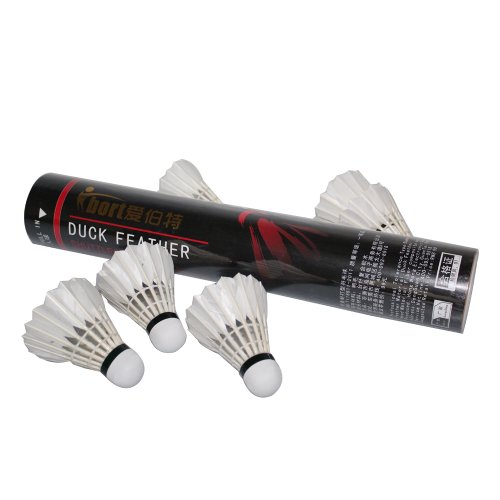 Ibort Professional Feather Shuttlecocks Badminton(Set of 12) Buy Online in UAE. Misc