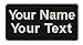 Custom Name Tape 2 Lines Lettering Hook Fastener Backing Personalized Tactical Patch 2x4 inches