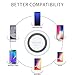 Fast Wireless Chargers, HAISSKY Fast Charge for Samsung Galaxy S9 Note 8/5 S8 S7, Ultra-Thin Qi Wireless Charging Pad Stand for All Qi-Enabled Devices