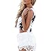 ETOSELL Women Coconut Palm Tree Print Top Vest Blouse Sleeveless Crop T-Shirt White