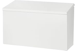 Kasten Wall Mount Mailbox for Outside - Large Metal Post Box Steel Modern Dropbox for House 15.7" x 3.9" x 9.3" White