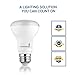 Hyperikon Vantage BR20 LED Bulb Dimmable 7W (50W Equivalent), 2700K (Warm White), 500 lumens, Indoor Outdoor Use, UL & Energy Star - Perfect for Living Room, Track Lighting, Bedroom (6 Pack)
