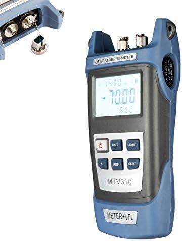 DealMux 5km DC 9V/1000mA -70 ~ +10 dBm Portable Optical Multi-Meter SC/FC/ ST Interfaces Fiber MTV310 for CATV Test CCTV Test and Telecommunication